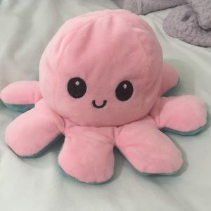 Pink and Blue Octolove Plush